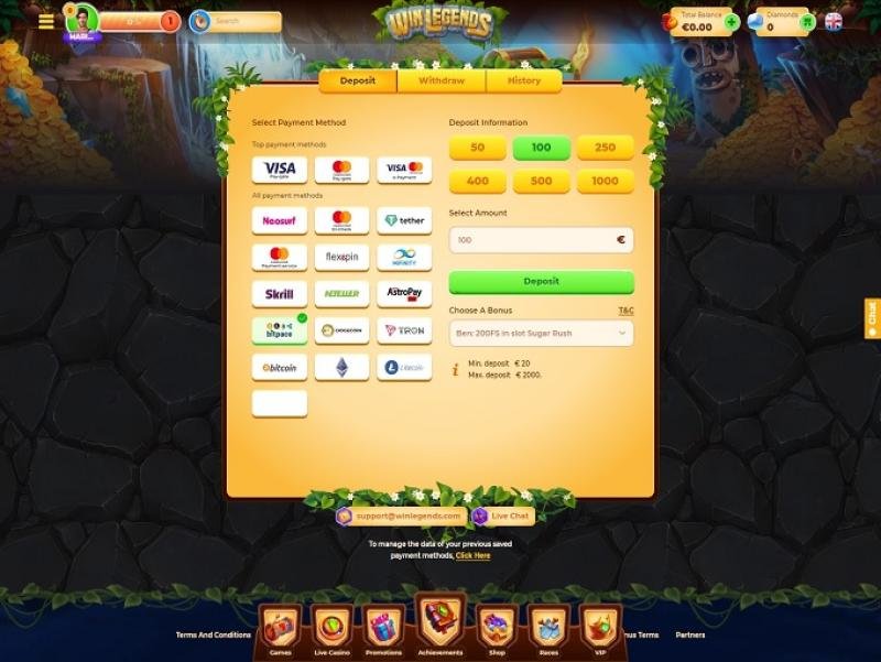 Bilder winlegends casino